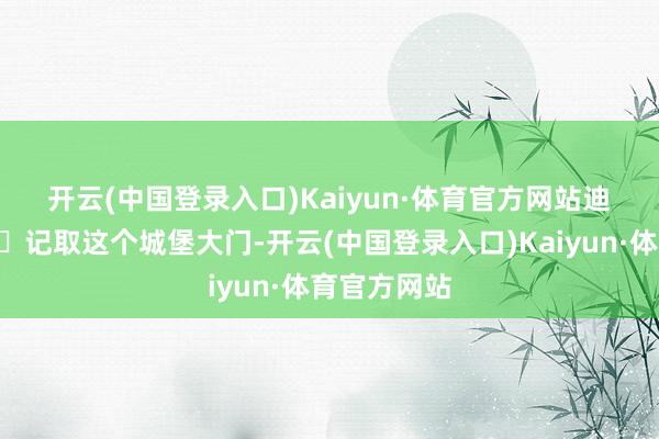 开云(中国登录入口)Kaiyun·体育官方网站迪士尼📍记取这个城堡大门-开云(中国登录入口)Kaiyun·体育官方网站