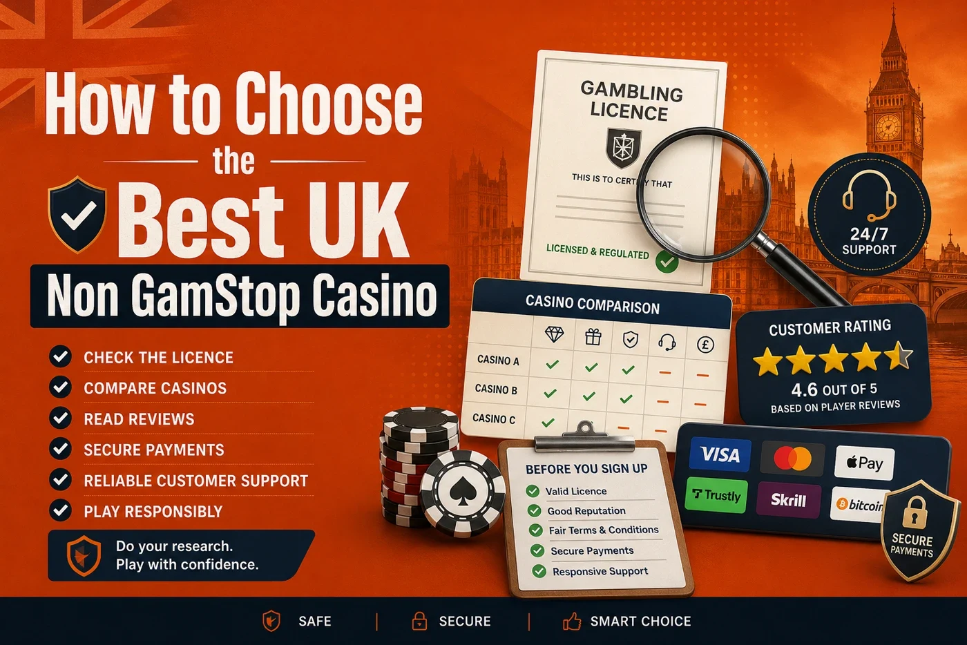 trusted casinos not on gamstop